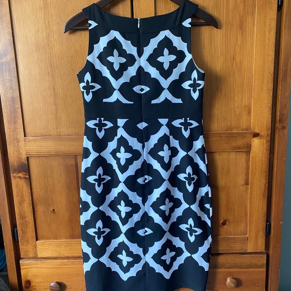 JESSICA  black & white dress 4P - Picture 3 of 11